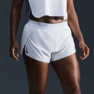 Nike Aeroswift Women's Dri-FIT ADV Mid-Rise 3" Brief-Lined Running Shorts White
